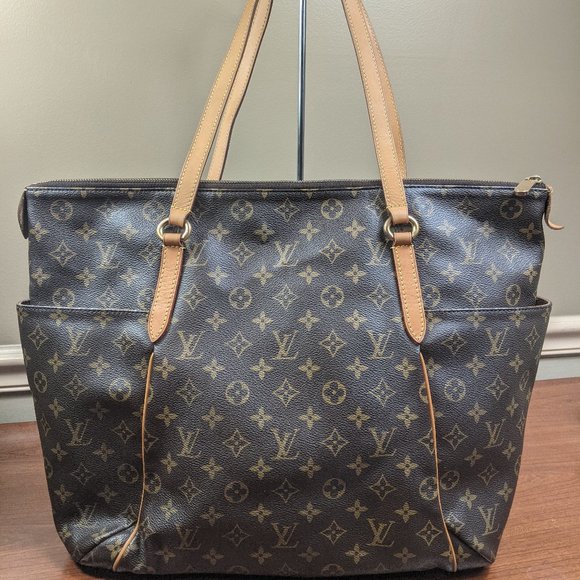 Auth Louis Vuitton Shoulder Bag Totally Gm Monogram Brown Tote - Picture 1 of 15